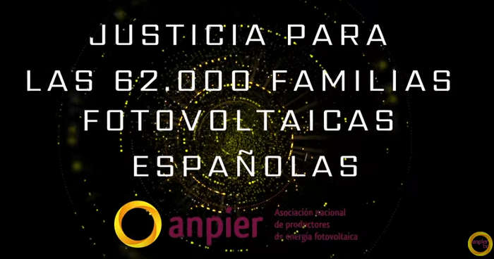 Justicia para las familias fotovoltaicas españolas.