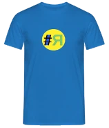 Camiseta Retrovoltaica azul