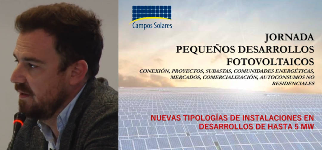 Miguel Martínez Tomás Director Ingeniería de Campos Solares, en Jornada Pequeños desarrollos