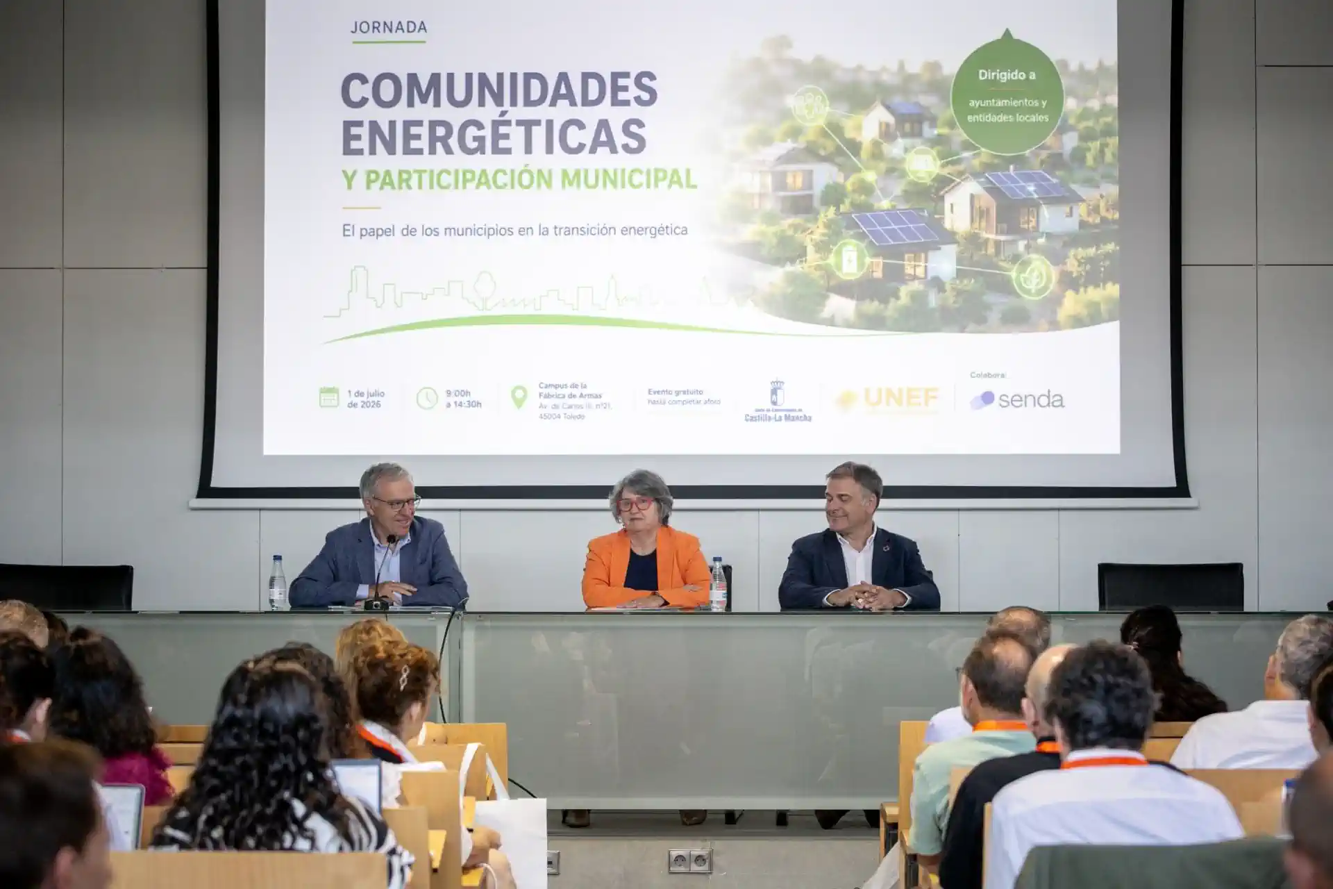 UNEF y la Junta de Castilla-La Mancha promueven la participación de los municipios en las comunidades energéticas en una jornada en Toledo