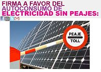 Firma la campaña de firmas de EQUO a favor del Autoconsumo fotovoltaico por Balance Neto.