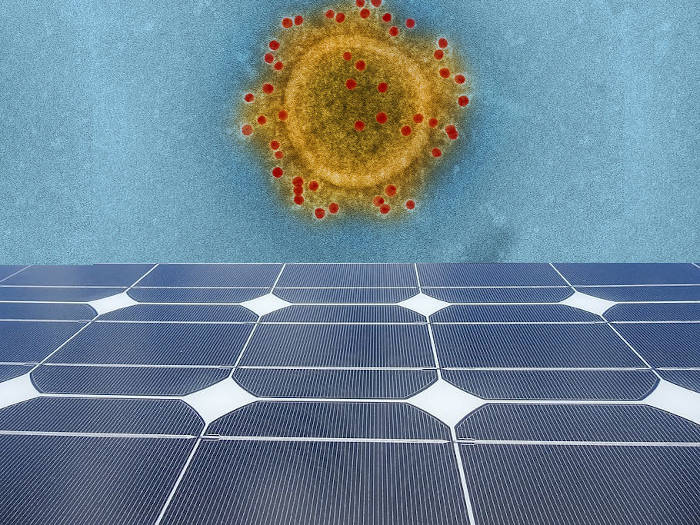 Solar fotovoltaica contra el aislamiento del Coronavirus.