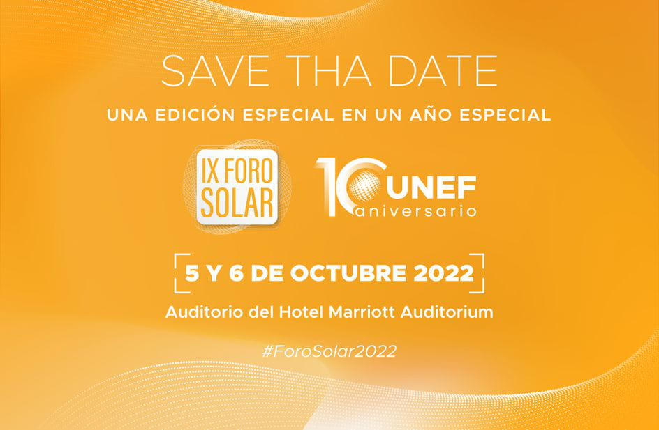 IX Foro Solar UNEF
