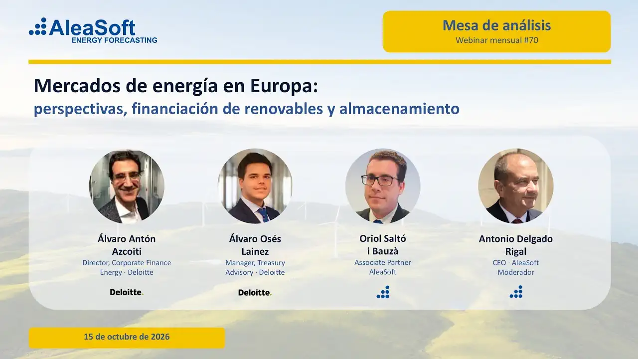 Financiación de renovables y almacenamiento