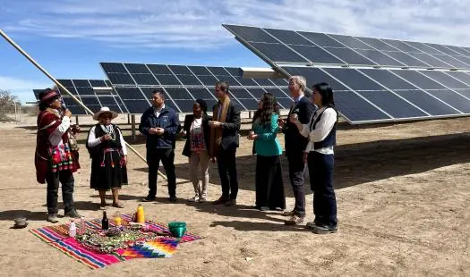 Inauguran importante Parque Fotovoltaico en La Tirana, Chile