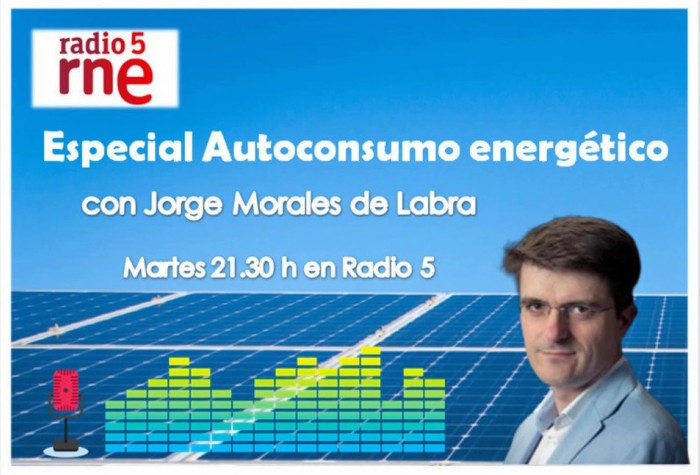 Entrevista a Jorge Morales de Labra sobre Autoconsumo solar fotovoltaico.