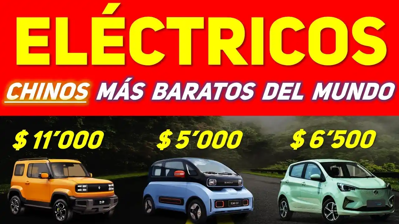 Vehículos ELÉCTRICOS Chinos desde $2,000