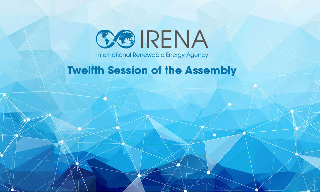 Duodécima Asamblea de IRENA para construir el impulso de la transición energética Post-COP26 