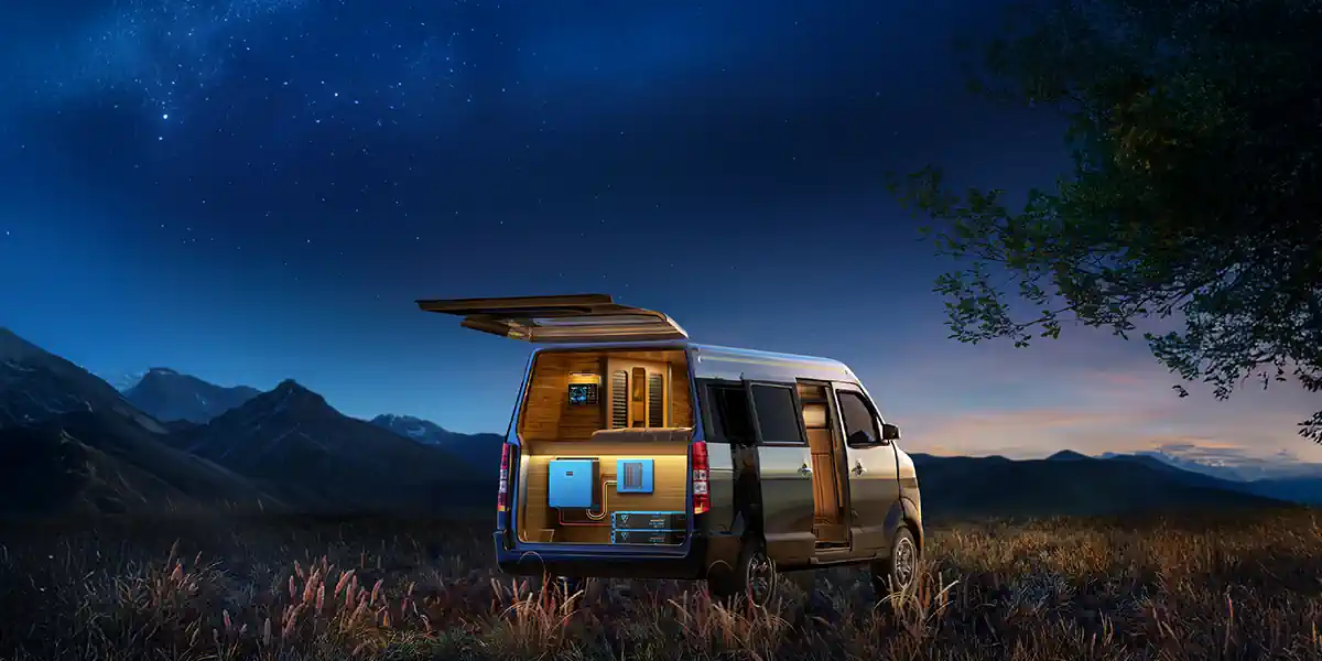 Sistema RVSolar de 48 V. Bluetti