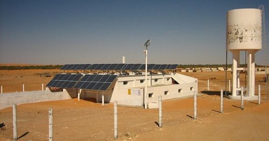Desaladora con energía solar en Túnez