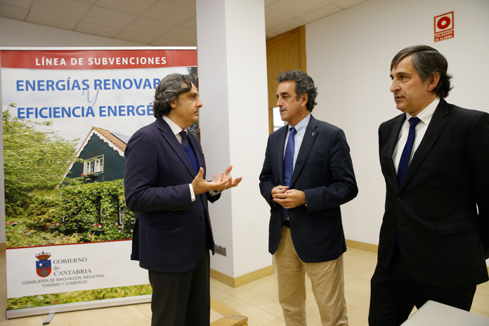 Cantabria destinará 900.000 euros en ayudas para impulsar las energías renovables y la eficiencia energética.
