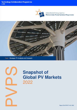 Acceder al informe IEA PV Snapshot 2022