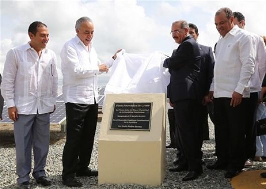 Inauguración de la Planta de energías Solar por el Presidente Danilo Medina