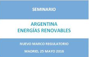 Seminario: Argentina, Marco Normativo de las Energías Renovables