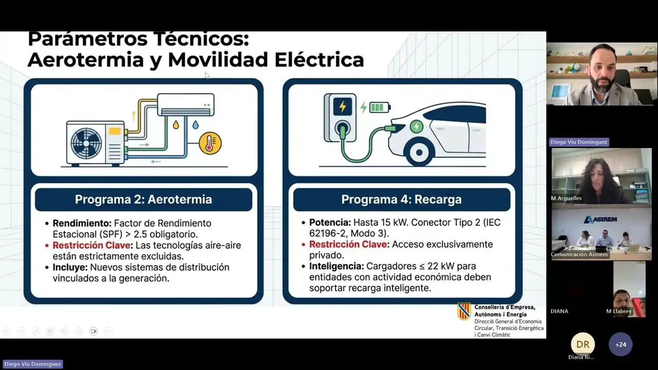 Webinar - Ayudas para la transición energética 2026 Renovables, almacenamiento, recarga