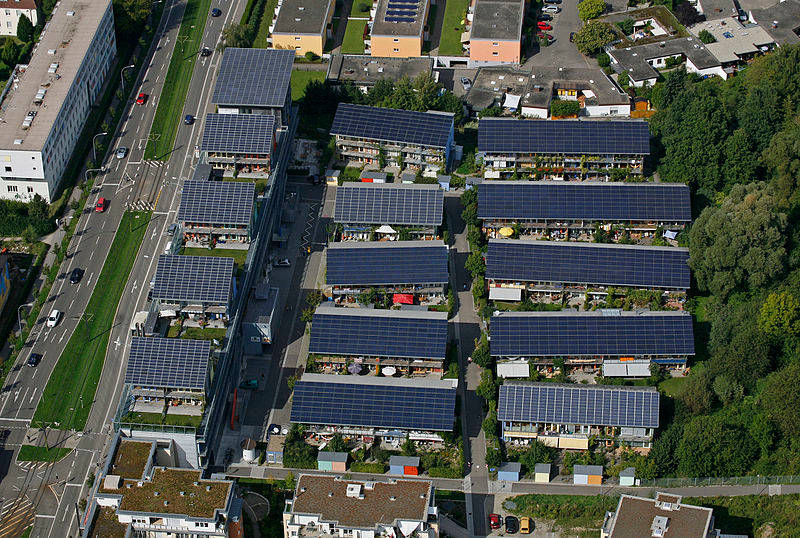 Barrio Solar Schlierberg, en Friburgo -Alemania-