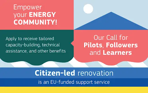 Convocatoria para Participar en la Renovación Energética liderada por los ciudadanos europeos