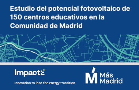 Estudio del potencia fotovoltaico en 150 centros educativos de la Comunidad de Madrid