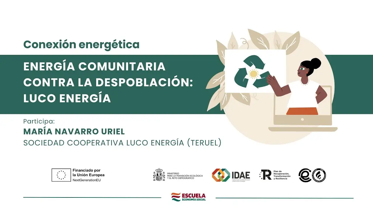 Energía Comunitaria contra la despoblación. Webinar