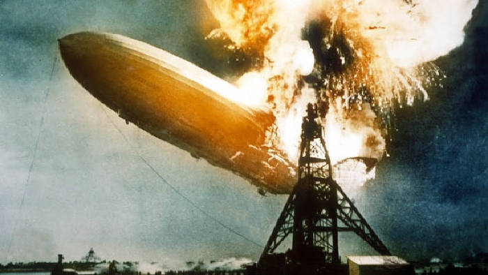 Zeppelin de hidrógeno Hindenburg