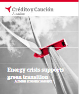 Informe Energy crisis supports green transition