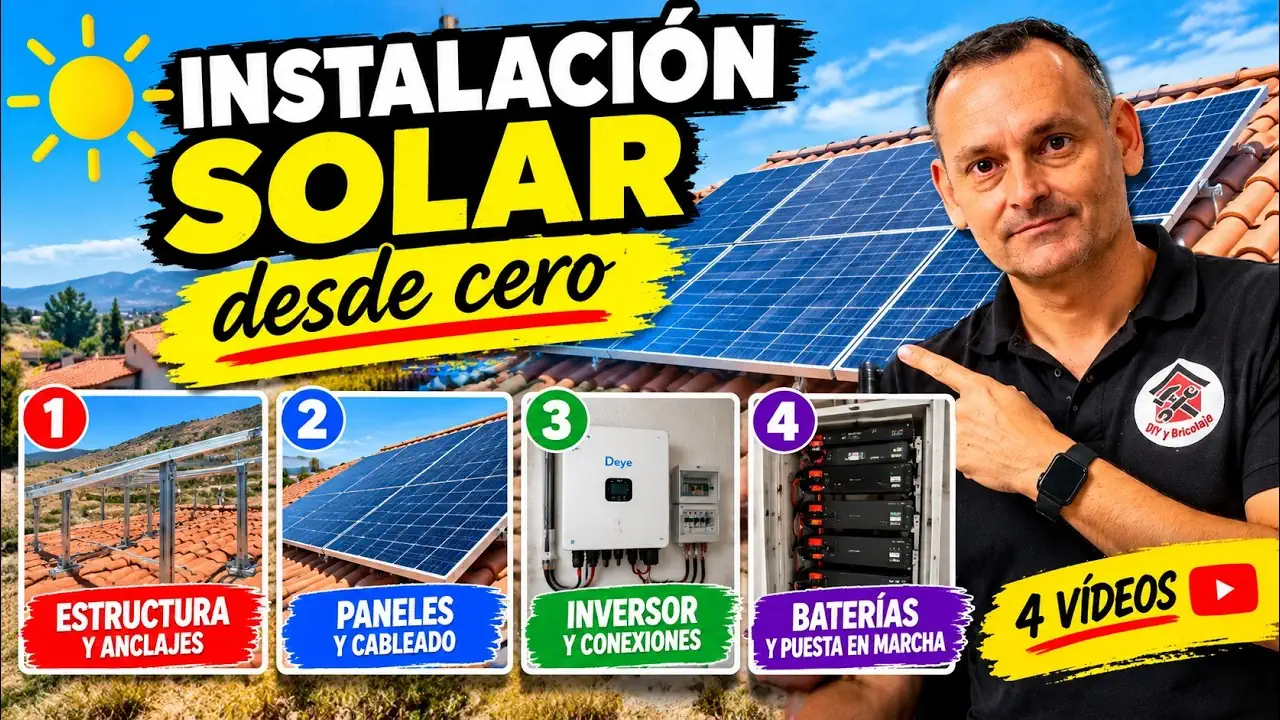 Instalación solar desde cero. Guía completa