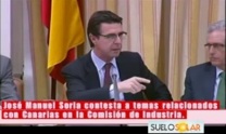 El Ministro exime de la Moratoria renovable a Canarias. (ver Video TV Solar).