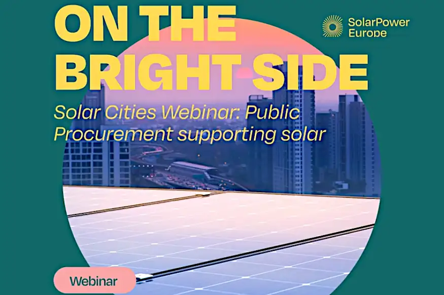 Seminario web sobre ciudades solares: Contratación pública que respalda la energía solar
