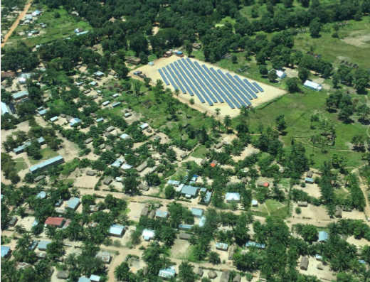 Planta fotovoltaica en El Congo