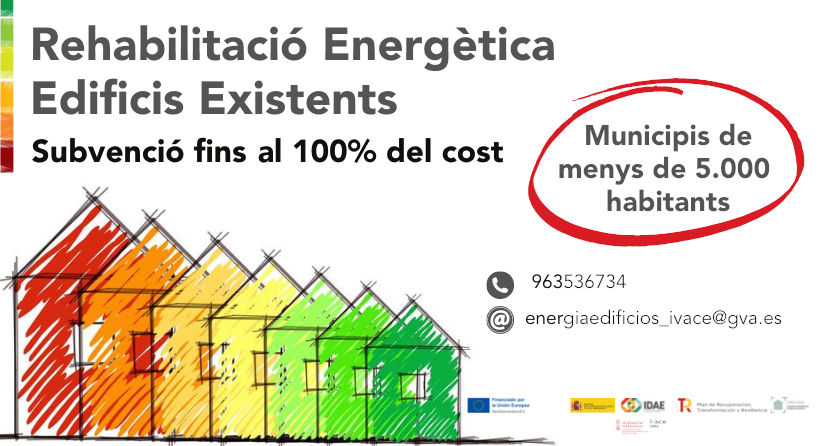Comunitat Valenciana: Se convocan ayudas para actuaciones de rehabilitación energética en edificios existentes de poblaciones con hasta 5.000 habitantes