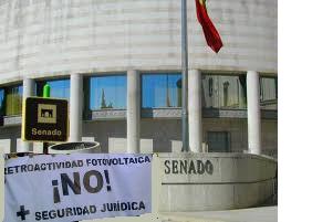 VICTORIA en la Comisión del Senado de la fotovoltaica española.