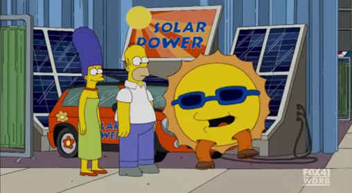 Energía alternativa-Los Simpson.