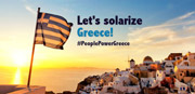 Campaña de SOLidaridad internacional para llevar energía a las familias griegas con menos recursos.