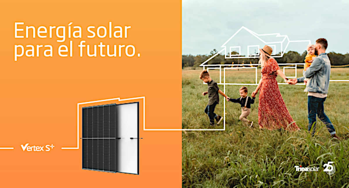 Trina Solar lanza los módulos Vertex S+ 445W tipo N de doble vidrio para tejados